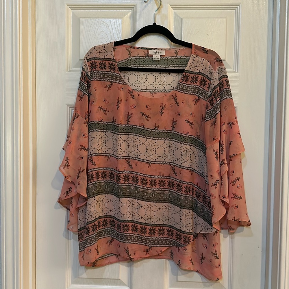 Style & Co Size L Women's Blouse